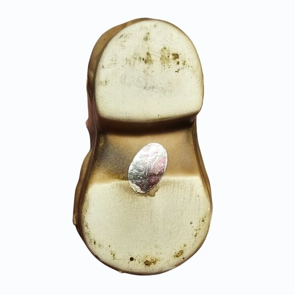 Antique Mid Century Enesco Kitten on Boot Mini Planter Toothpick Holder Trinket - Picture 8 of 11